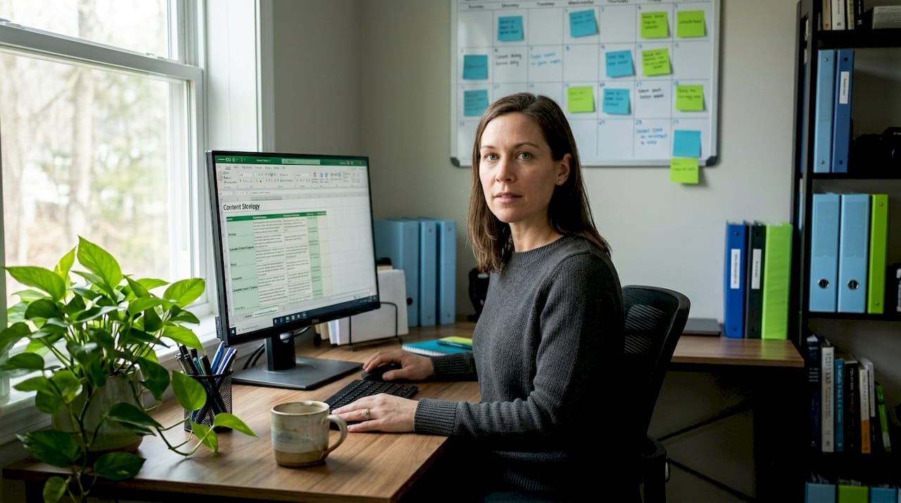 Cannabis marketer planning content clustering