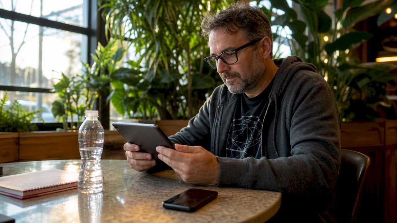 Developer working on cannabis mobile site